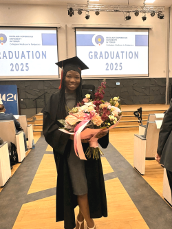 Eva at her graduation