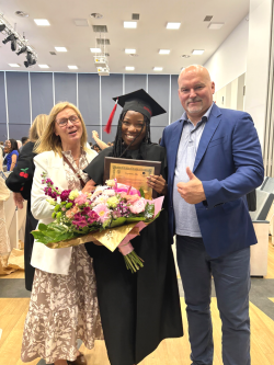 Eva with Kazik and Ola