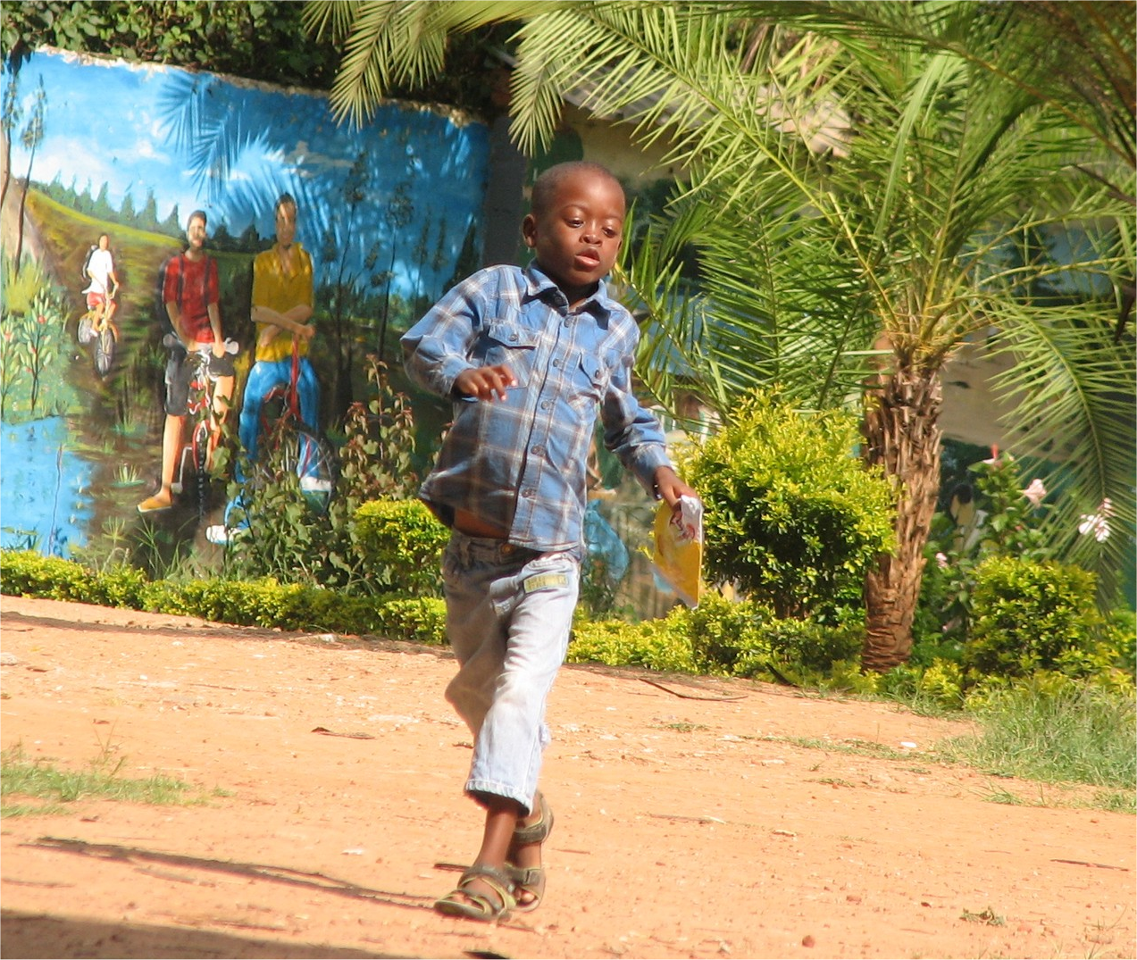 A child at Kasisi